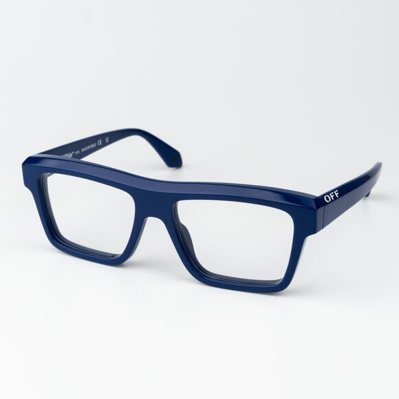 Off-White STYLE 7H Women Eyeglasses Blue Square OERJ07H STYLE 7H 4500 - Picture 1 of 12
